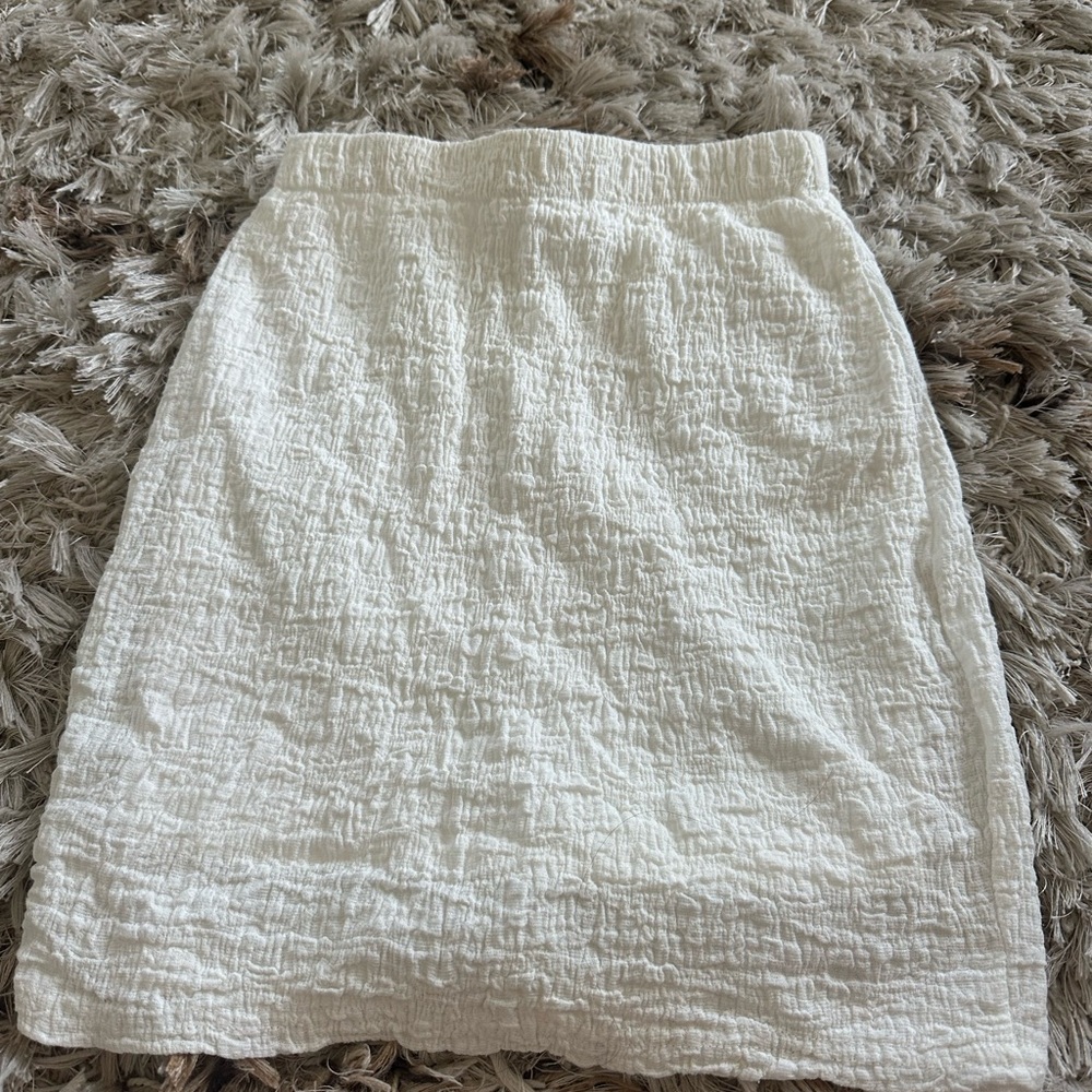 White Mini Skirt